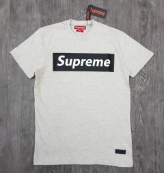 SUPREME Mens T-Shirt (GRAY) (S - M - L - XL - XXL) 
