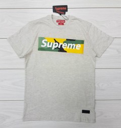 SUPREME Mens T-Shirt (GRAY) (S - M - L - XL - XXL)
