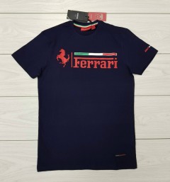 FERRARI Mens T-Shirt (NAVY) (S - M - L - XL - XXL) 