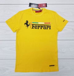 FERRARI Mens T-Shirt (YELLOW) (S - M - L - XL - XXL) 