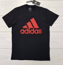 ADIDAS Mens T-Shirt (BLACK) (S - M - L - XL - XXL) 