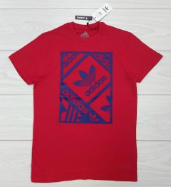 ADIDAS Mens T-Shirt (RED) ( S - M - L - XL - XXL)