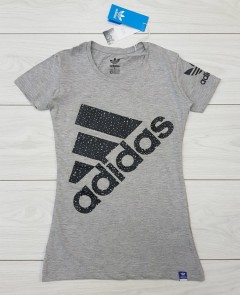 ADIDAS  Ladies T-Shirt (GRAY) (S - M - L - XL)