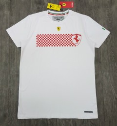 FERRARI Mens T-Shirt (WHITE) (M - L - XL) 