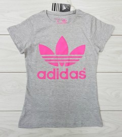 ADIDAS  Ladies T-Shirt (GRAY) (S - M - L - XL)