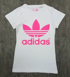 ADIDAS Ladies T-Shirt (WHITE) (S - M - L - XL) 