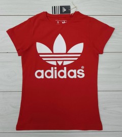 ADIDAS Ladies T-Shirt (RED) (S - M - L - XL)