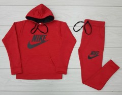 NIKE Ladies Sweatshirt And Pants (RED) (M - L - XL ) 
