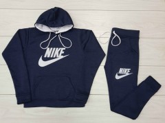 NIKE Ladies Sweatshirt And Pants (NAVY) (M)