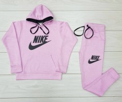 NIKE Ladies Sweatshirt And Pants (PURPLE) (M)