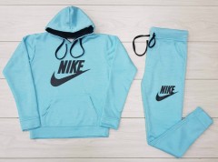 NIKE Ladies Sweatshirt And Pants (LIGHT BLUE) (M - L - XL) 