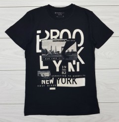 HangTen Mens T-Shirt (BLACK) (S - M - L - XL )