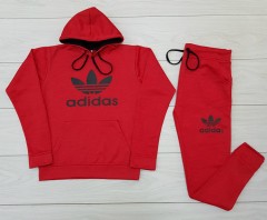 ADIDAS Ladies Sweatshirt And Pants (RED) (L -  XL) 