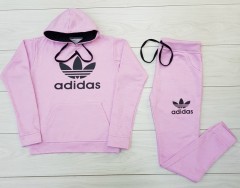 ADIDAS Ladies Sweatshirt And Pants (PURPLE) (L - XL) 