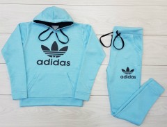 ADIDAS Ladies Sweatshirt And Pants (LIGHT BLUE) (M - L - XL)