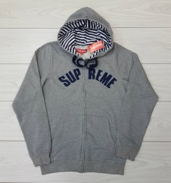 SUPREME Mens Sweatshirt (GRAY) (M - L - XL )