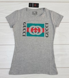 GUCCI LadiesT-Shirt (GRAY) (S - M - L - XL )