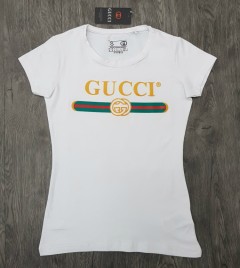GUCCI Ladies T-Shirt (WHITE) (S - M - L - XL )