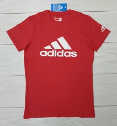 ADIDAS Mens T-Shirt (RED) (S - M - L - XL )