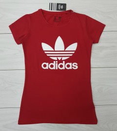 ADIDAS Ladies T-Shirt (RED) (S - M - L - XL )