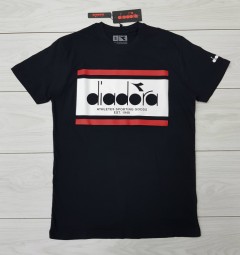 diadora Mens T-Shirt (BLACK) (S - M - L - XL ) 