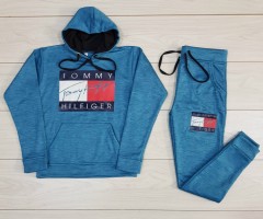 TOMMY - HILFIGER Ladies Sweatshirt And Pants (BLUE) (M - L - XL) 