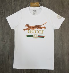 GUCCI Mens T-Shirt (WHITE) (S - M - L - XL )