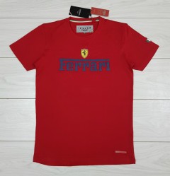 FERRARI Mens T-Shirt (RED) (S - M - L - XL ) 