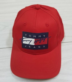 TOMMY - HILFIGER Ladies Cap (RED) (Free Size)