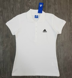 ADIDAS Ladies Polo Shirt (WHITE) (S - M - L - XL )