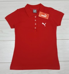 PUMA Ladies Polo T-Shirt (RED) (S - M - L - XL ) 