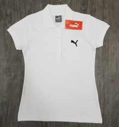 PUMA Ladies Polo Shirt (WHITE) (S - M - L - XL ) 