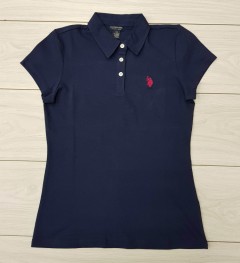 U.S. POLO ASSN Ladies T-Shirt (NAVY) (XS - S - M - L - XL ) 