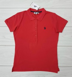 U.S. POLO ASSN Ladies T-Shirt (RED) (S - M - XL)