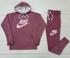 NIKE Ladies Sweatshirt And Pants (MAROON) (M - L - XL) 