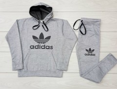 ADIDAS Ladies Sweatshirt And Pants (GRAY) (M - L - XL)