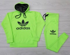 ADIDAS Ladies Sweatshirt And Pants (LIGHT GREEN) (M - L - XL) 