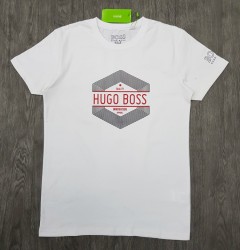 HUGO BOSS Mens T-Shirt (WHITE) (S - M - L - XL )