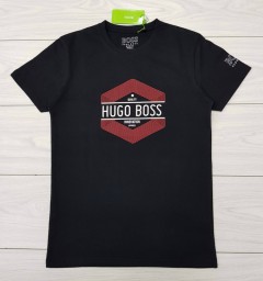 HUGO BOSS Mens T-Shirt (BLACK) (S - M - L - XL ) 