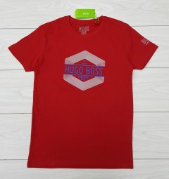 HUGO BOSS Mens T-Shirt (RED) (S - M - L - XL )