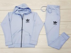 ADIDAS Ladies Sweatshirt And Pants (BLUE) (M - L - XL)