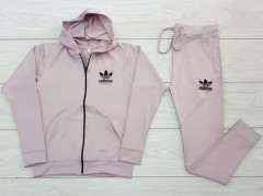 ADIDAS Ladies Sweatshirt And Pants (LIGHT PURPLE) (M - L - XL)