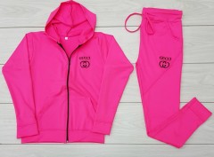 GUCCI Ladies Sweatshirt And Pants (PINK) (M - L - XL)