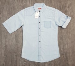 CASTRO Mens Shirt (LIGHT BLUE) (XS - S - M - L - XL - XXL )