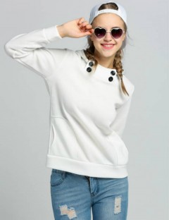 Womens Autumn Hoodies Leopard Sweatshirt Top Outerwear Parka Coats