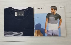LIVERGY Mens T-Shirt (NAVY) (M - L - XL - XXL)
