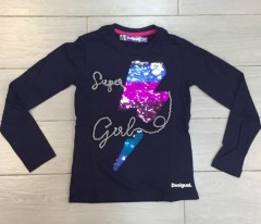 PM Girls Long Sleeved Shirt (PM) (7 to 14 Years) 