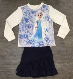 PM Girls Long Sleeved Shirt And Skirt (PM) (4 to 7 Years)