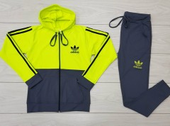 ADIDAS Ladies Sweatshirt And Pants (GRAY) (M - L - XL)