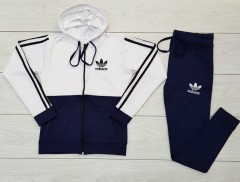 ADIDAS Ladies Sweatshirt And Pants (NAVY) (M - L - XL) 